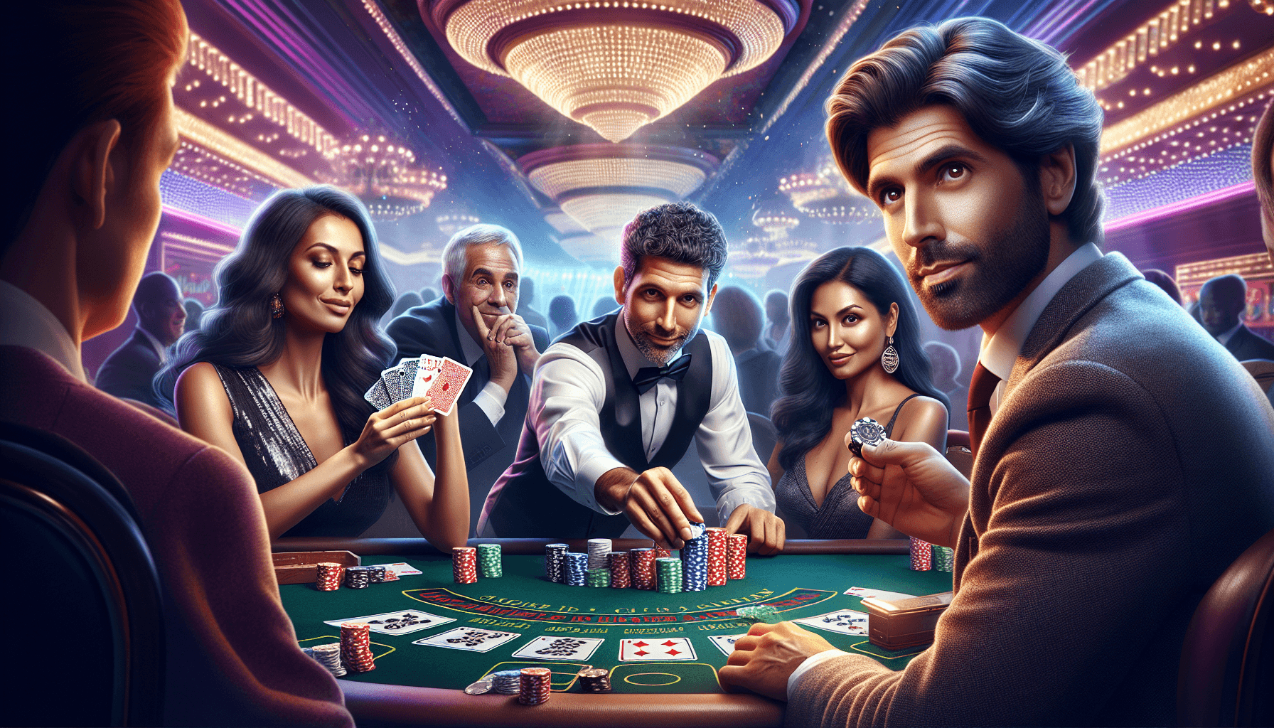 Juego de casino en vivo con crupier
